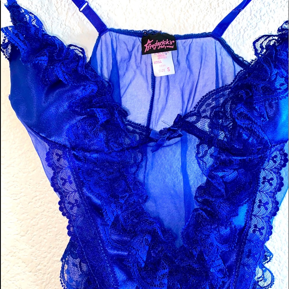 Fredrick’s Hollywood Vintage Lace Bodysuit